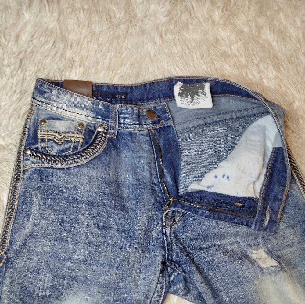 GS115 Brandon Slim Fit Jeans Size 32 - Picture 10 of 16